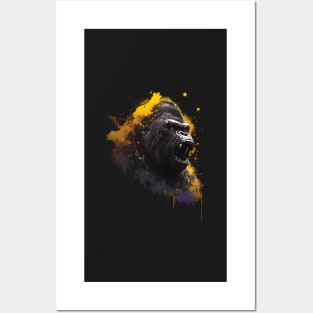 Gorilla Roar Posters and Art